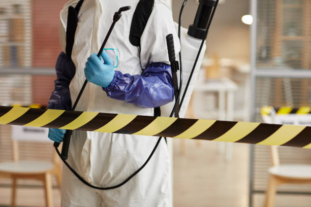 Professional Biohazard Cleanup technician working in Perryville, AR
